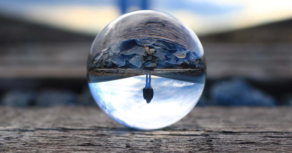 'Woke' Worldview upside down of a globe