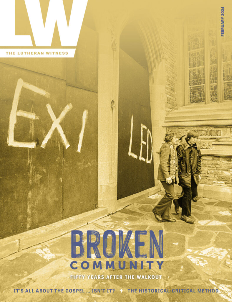 Click to read Lutheran Witness Magazine online