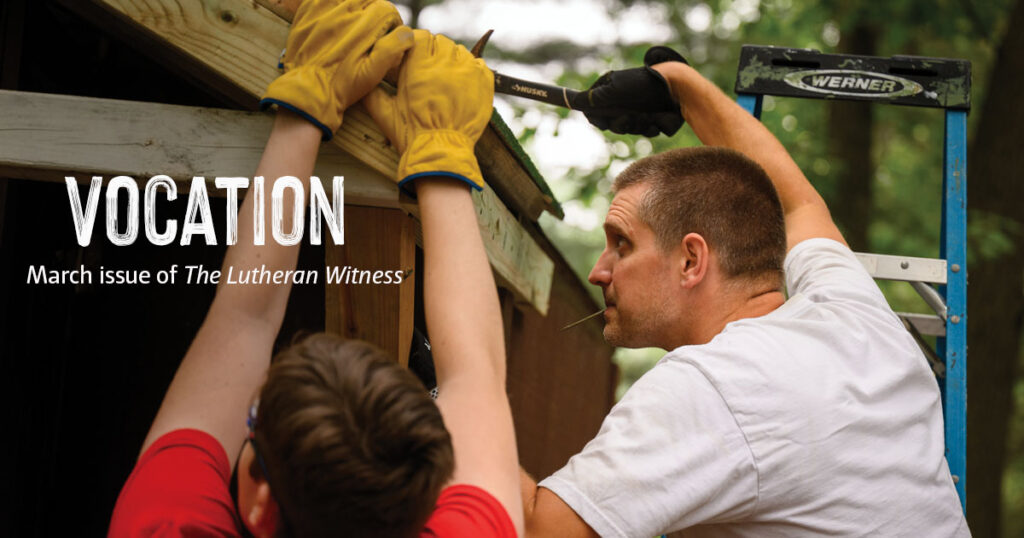 The Lutheran Witness — March 2026 issue — Vocation